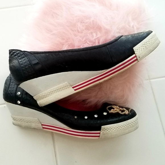 Vintage PLAYBOY Wedges with Rhinestones - Picture 5 of 8